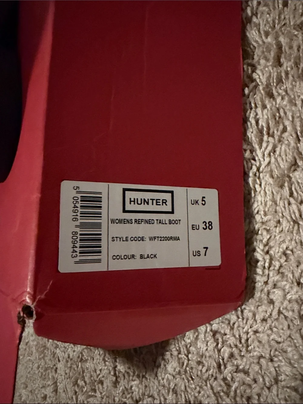 Hunter rain boots